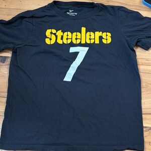 Nike Black Tee with White Logo